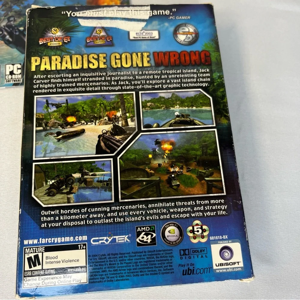Far Cry (PC, 2004 Ubisoft) Multi-Disc Manual Included NTSC-U/C